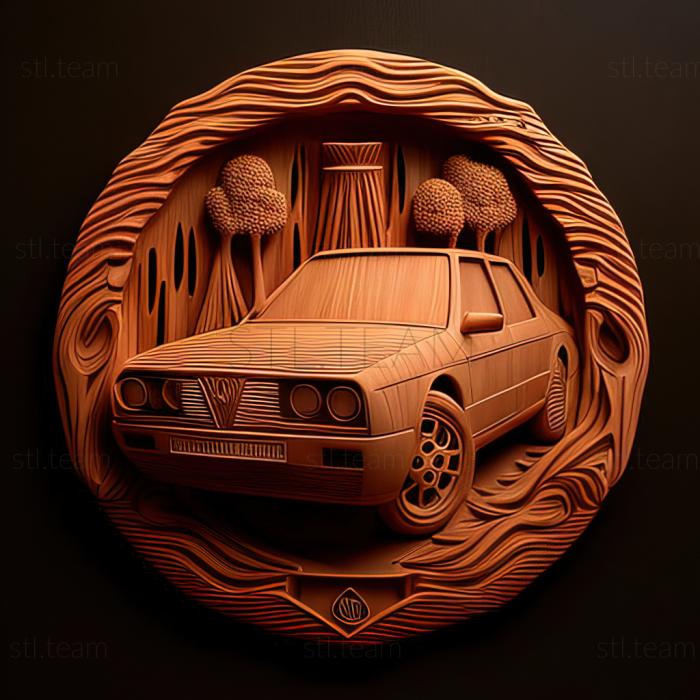 3D model Alfa Romeo 155 (STL)
